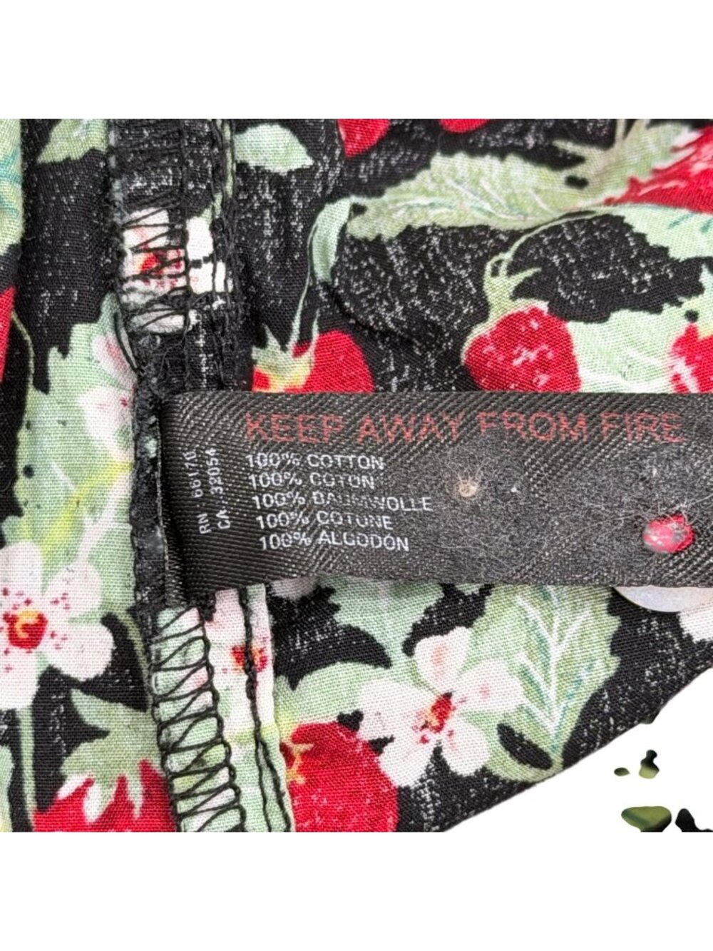 Anthropologie Womens Size S The Wren Boxer Shorts Black Strawberry Floral Cotton - Picture 8 of 9
